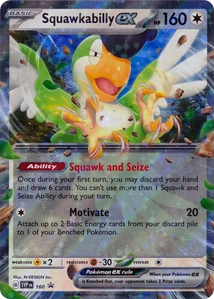 Squawkabilly ex (SVP160) [Scarlet & Violet: Black Star Promos] | Odin's Place