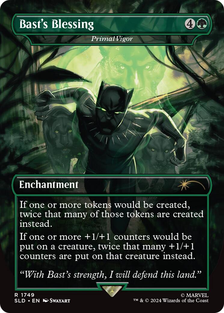 Bast's Blessing - Primal Vigor [Secret Lair Drop Series] | Odin's Place