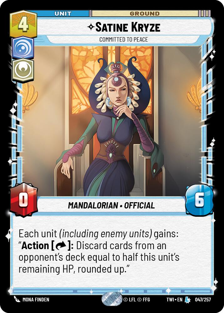 Satine Kryze - Committed to Peace (047/257) (047/257) [Twilight of the Republic] | Odin's Place