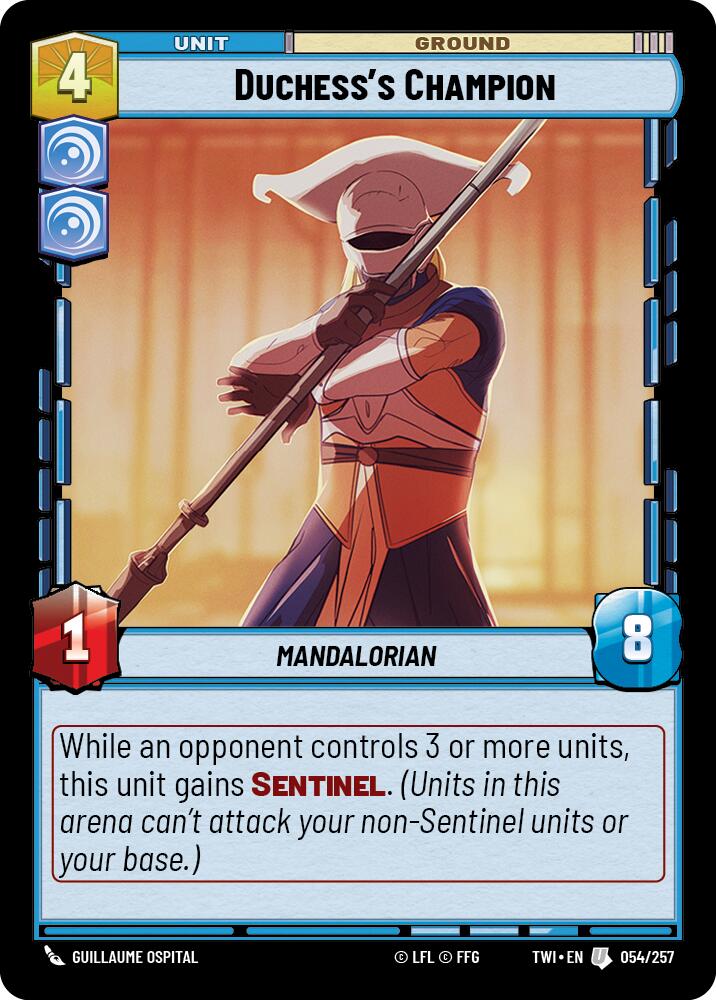 Duchess's Champion (054/257) (054/257) [Twilight of the Republic] | Odin's Place