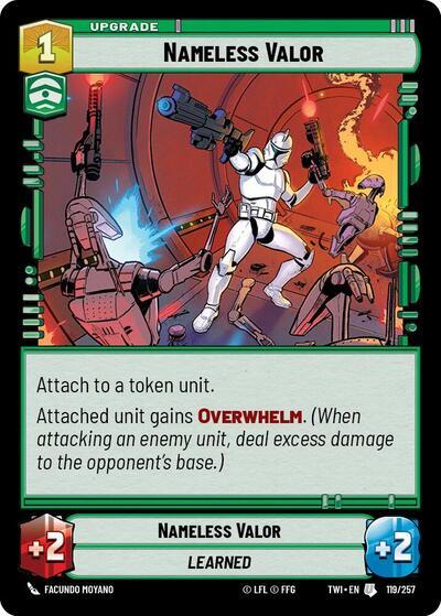 Nameless Valor (119/257) (119/257) [Twilight of the Republic] | Odin's Place
