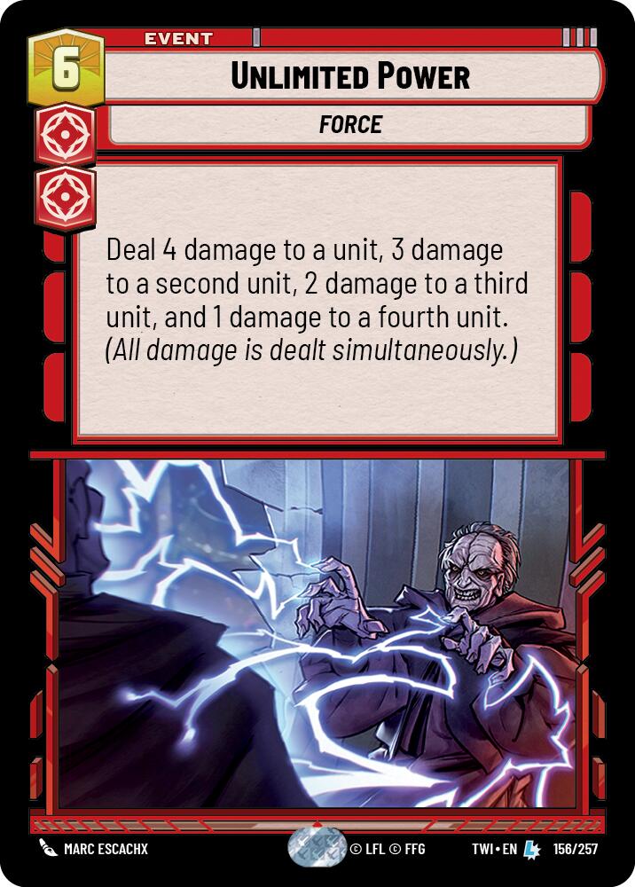 Unlimited Power (156/257) (156/257) [Twilight of the Republic] | Odin's Place