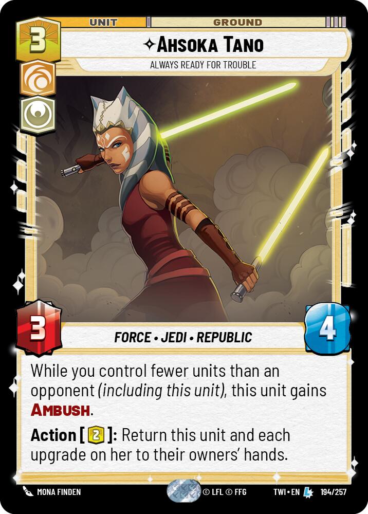 Ahsoka Tano - Always Ready For Trouble (194/257) (194/257) [Twilight of the Republic] | Odin's Place