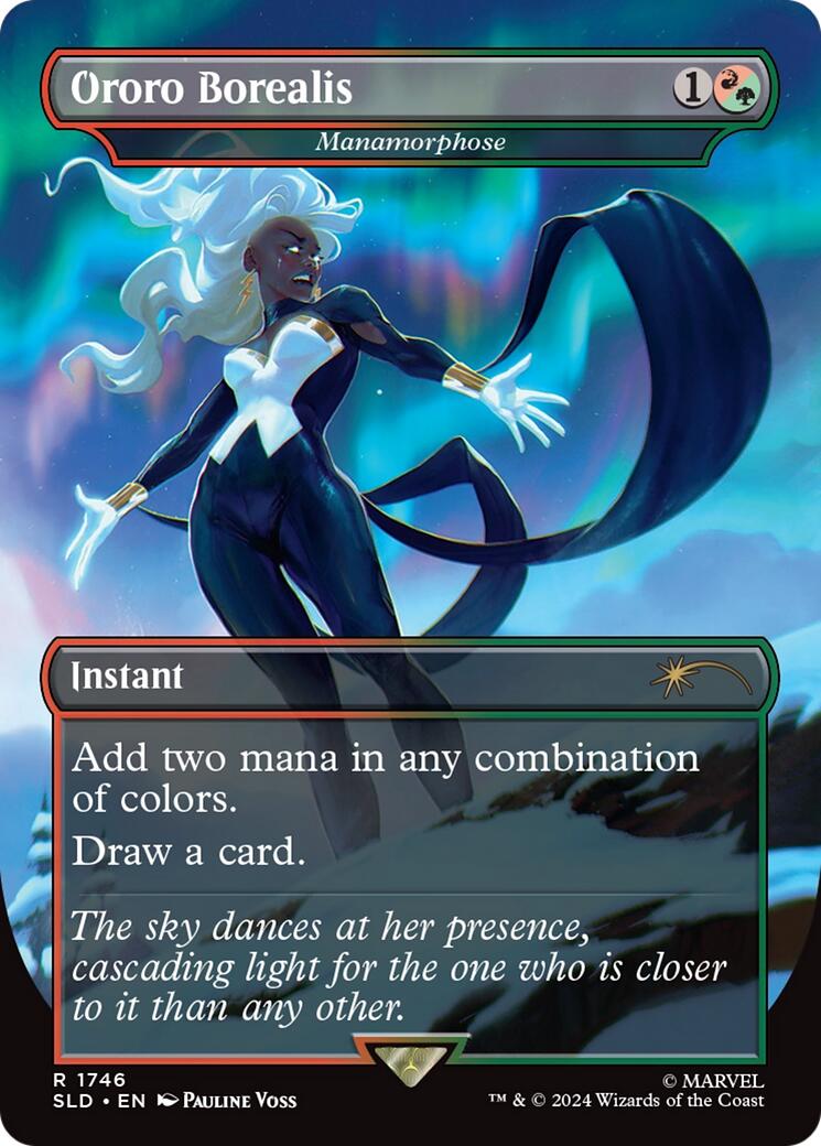 Ororo Borealis - Manamorphose (Rainbow Foil) [Secret Lair Drop Series] | Odin's Place