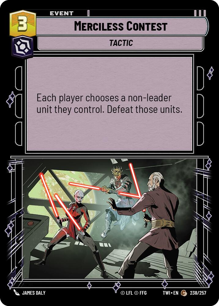 Merciless Contest (238/257) (238/257) [Twilight of the Republic] | Odin's Place