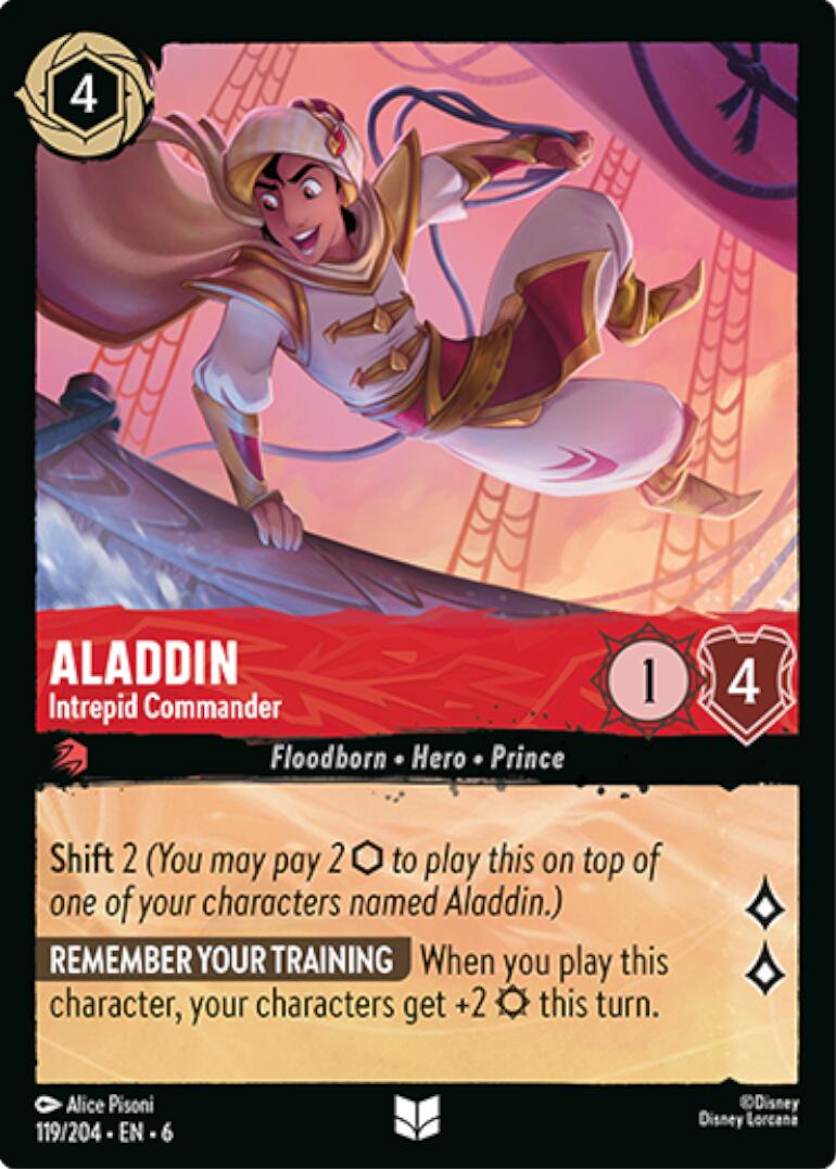 Aladdin - Intrepid Commander (119/204) [Azurite Sea] | Odin's Place