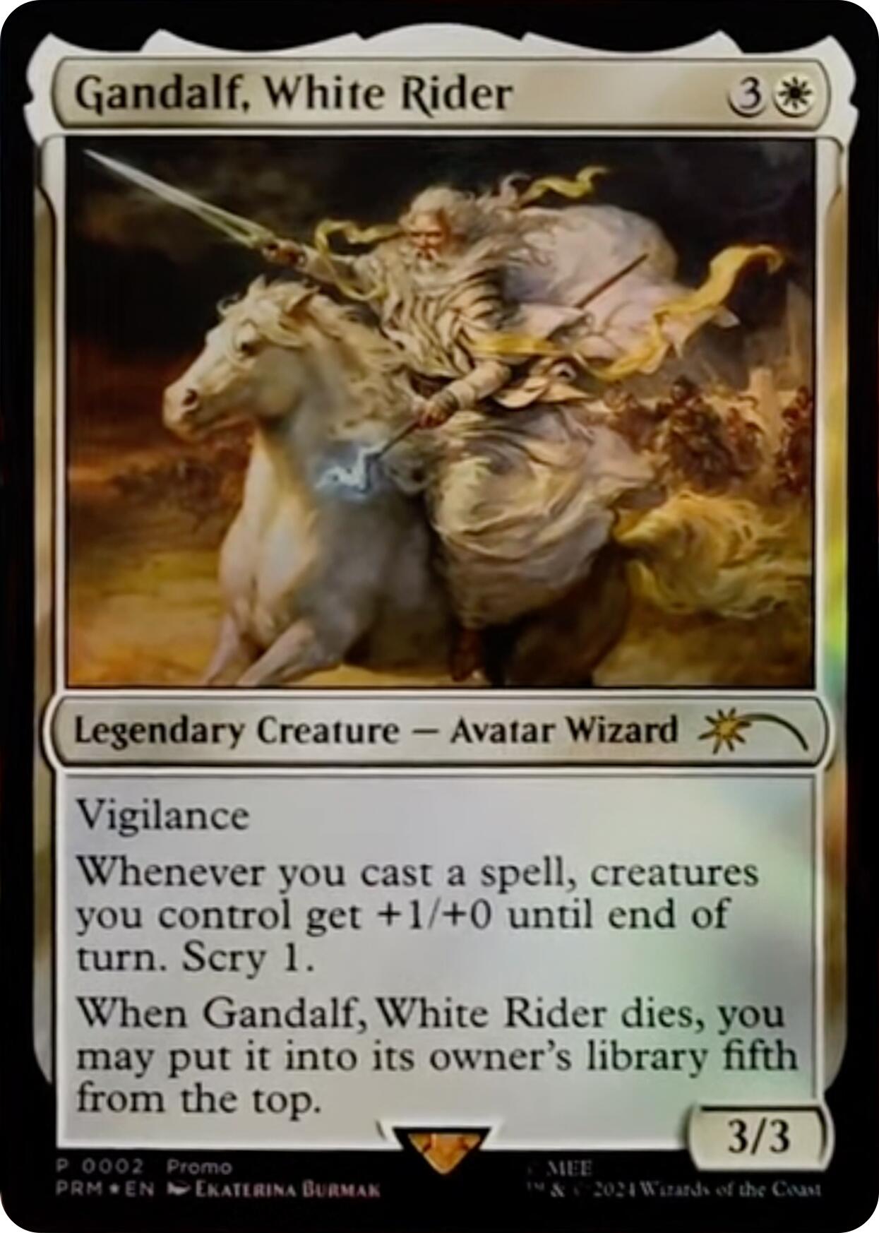 Gandalf, White Rider [Resale Promos] | Odin's Place