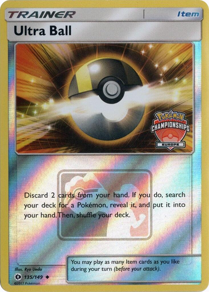 Ultra Ball (135/149) (Europe Championships) [League & Championship Cards] | Odin's Place