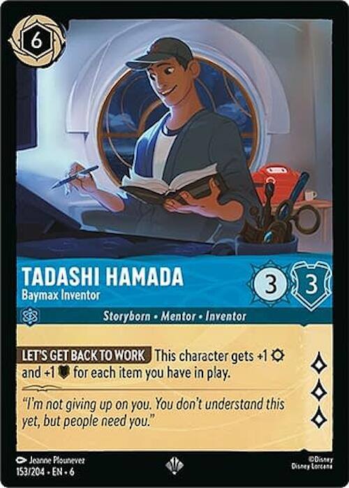 Tadashi Hamada - Baymax Inventor (153/204) [Azurite Sea] | Odin's Place