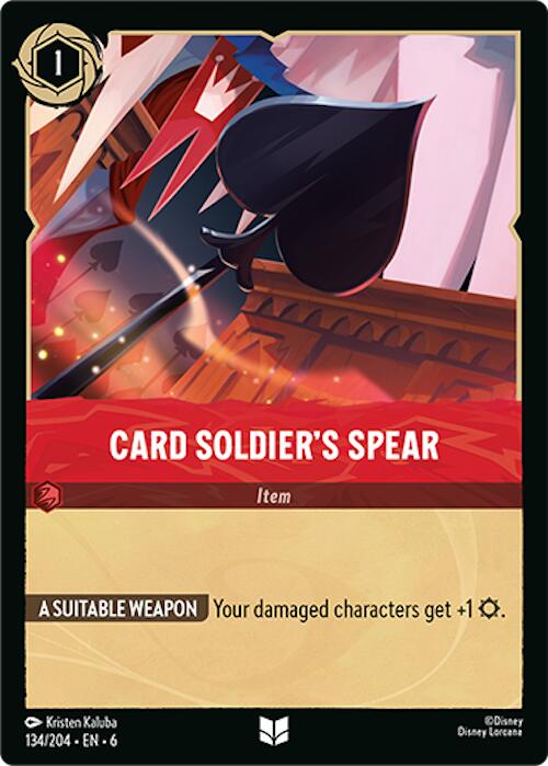 Card Soldier's Spear (134/204) [Azurite Sea] | Odin's Place