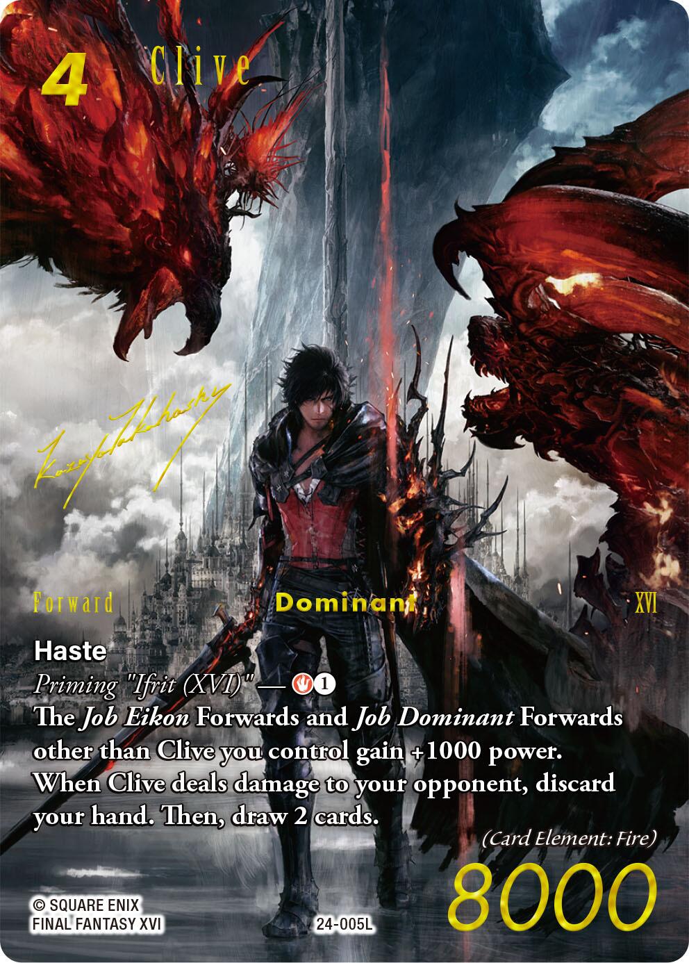 Clive (Full Art Signature) [Hidden Legends] | Odin's Place