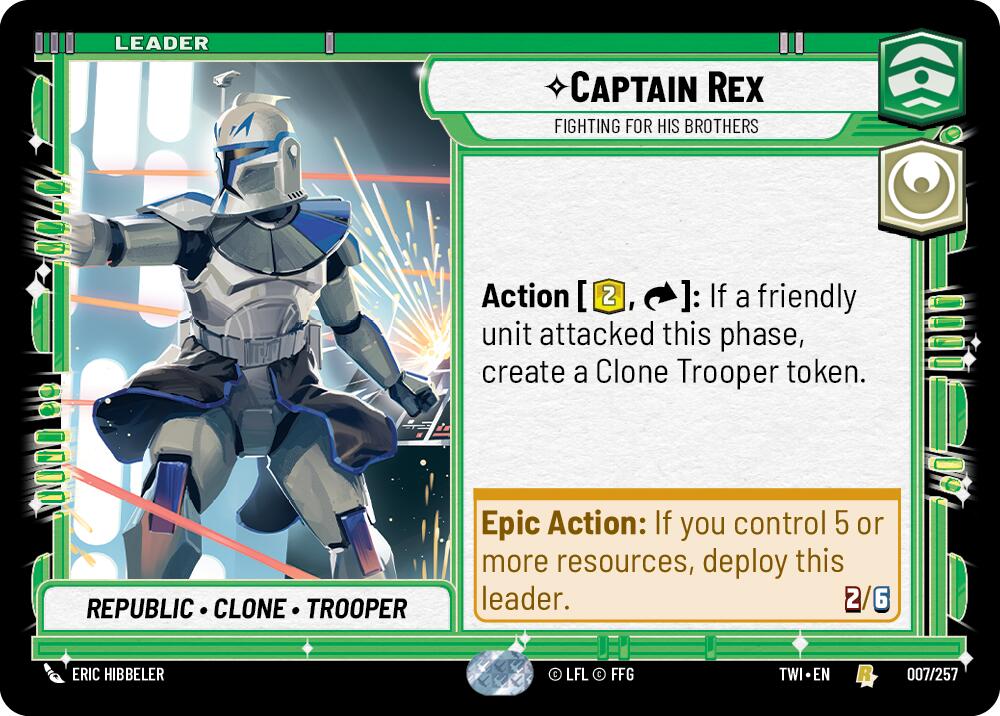 Captain Rex - Fighting For His Brothers (007/257) (007/257) [Twilight of the Republic] | Odin's Place