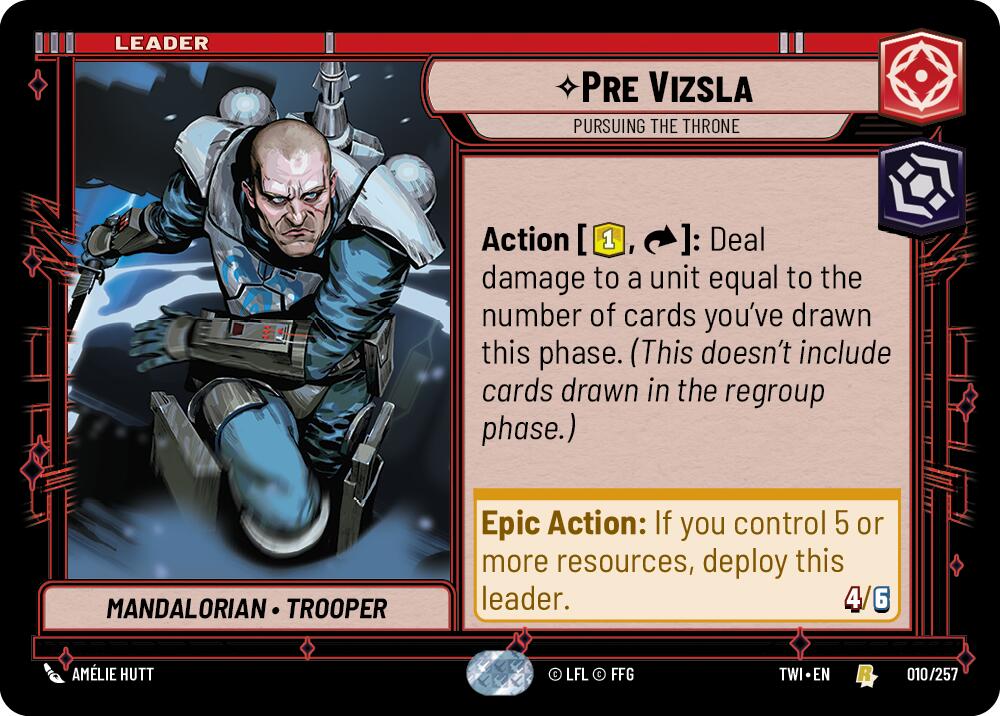 Pre Vizsla - Pursuing the Throne (010/257) (010/257) [Twilight of the Republic] | Odin's Place