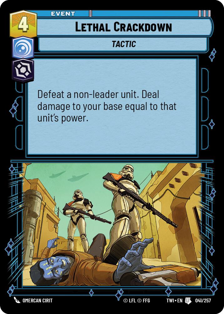 Lethal Crackdown (041/257) (041/257) [Twilight of the Republic] | Odin's Place