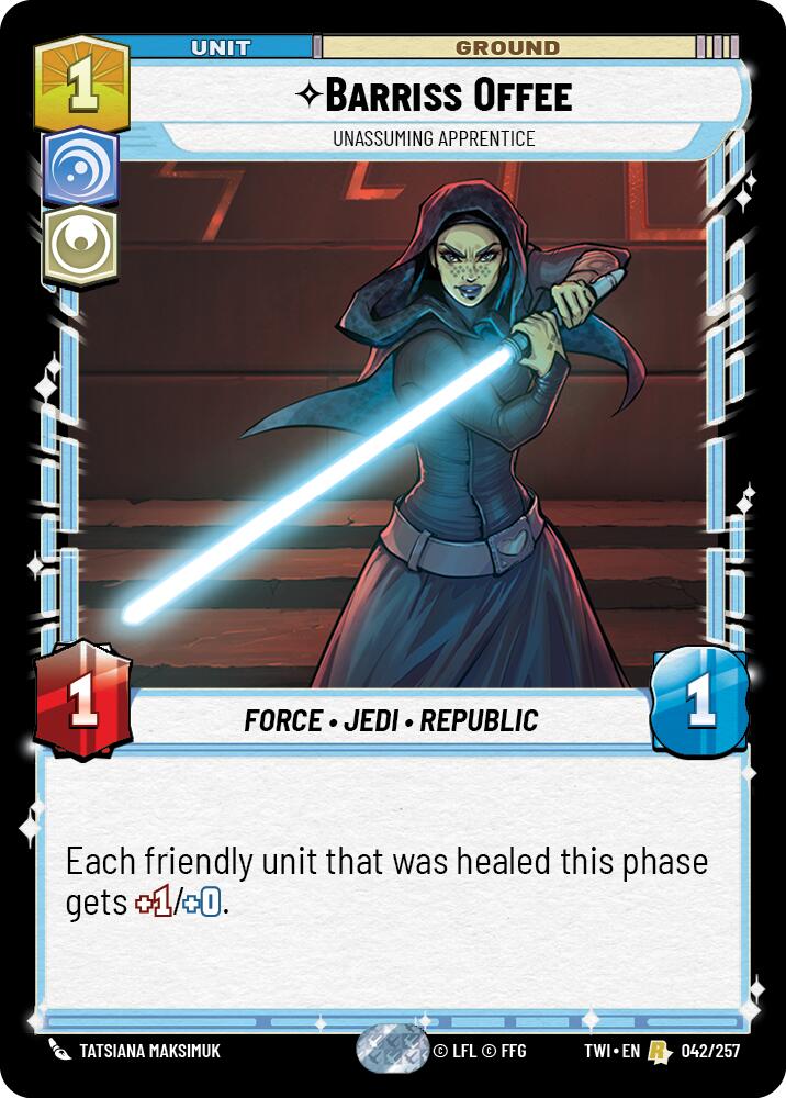Barriss Offee - Unassuming Apprentice (042/257) (042/257) [Twilight of the Republic] | Odin's Place