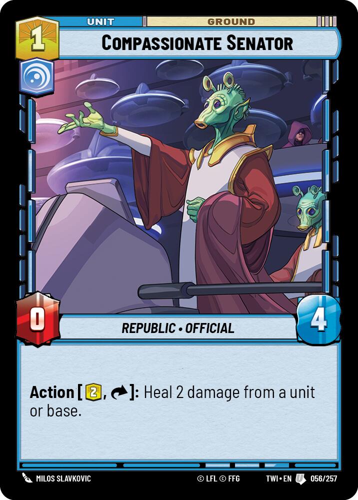 Compassionate Senator (056/257) (056/257) [Twilight of the Republic] | Odin's Place