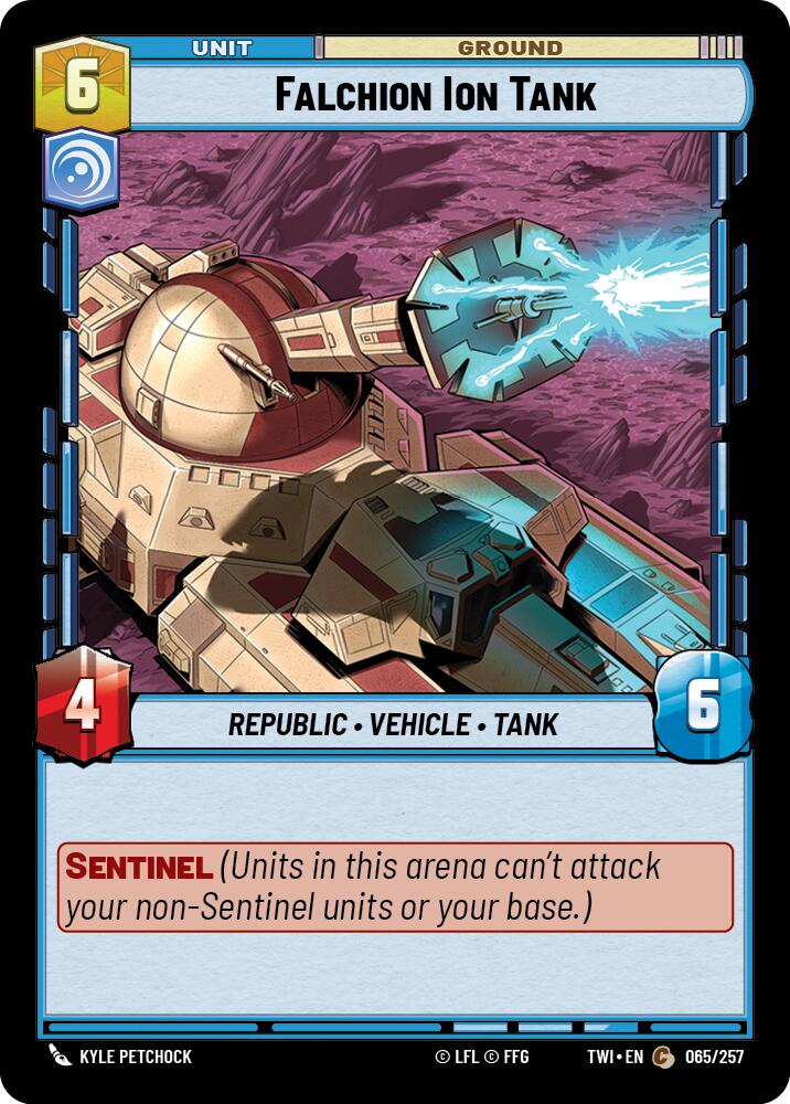 Falchion Ion Tank (065/257) (065/257) [Twilight of the Republic] | Odin's Place