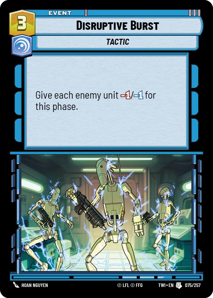 Disruptive Burst (075/257) (075/257) [Twilight of the Republic] | Odin's Place
