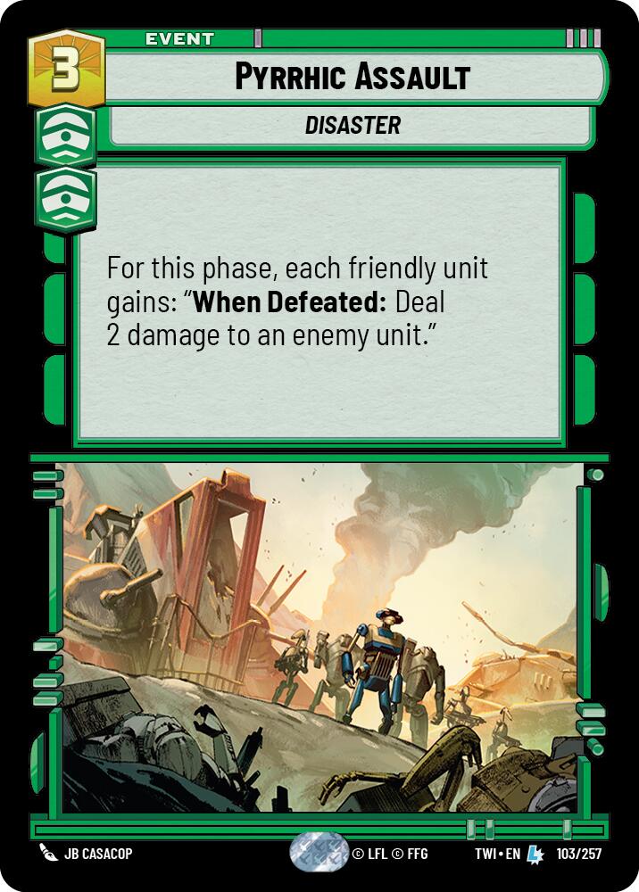 Pyrrhic Assault (103/257) (103/257) [Twilight of the Republic] | Odin's Place