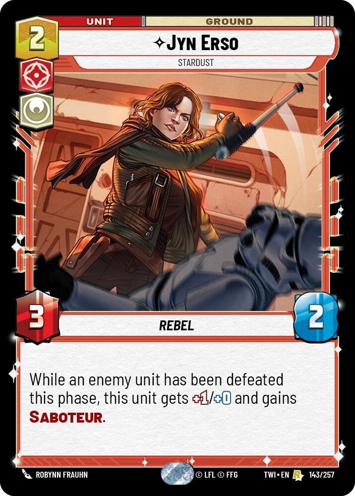 Jyn Erso - Stardust (143/257) (143/257) [Twilight of the Republic] | Odin's Place