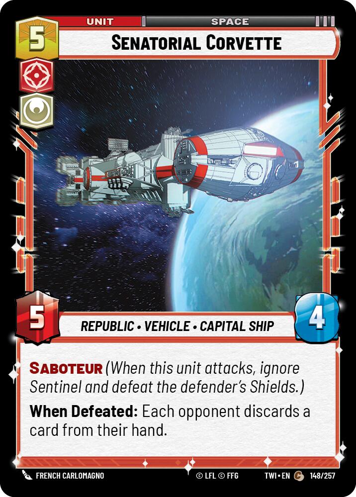 Senatorial Corvette (148/257) (148/257) [Twilight of the Republic] | Odin's Place