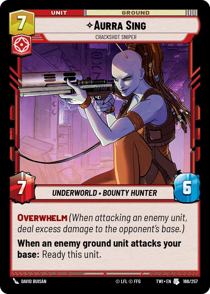 Aurra Sing - Crackshot Sniper (166/257) (166/257) [Twilight of the Republic] | Odin's Place