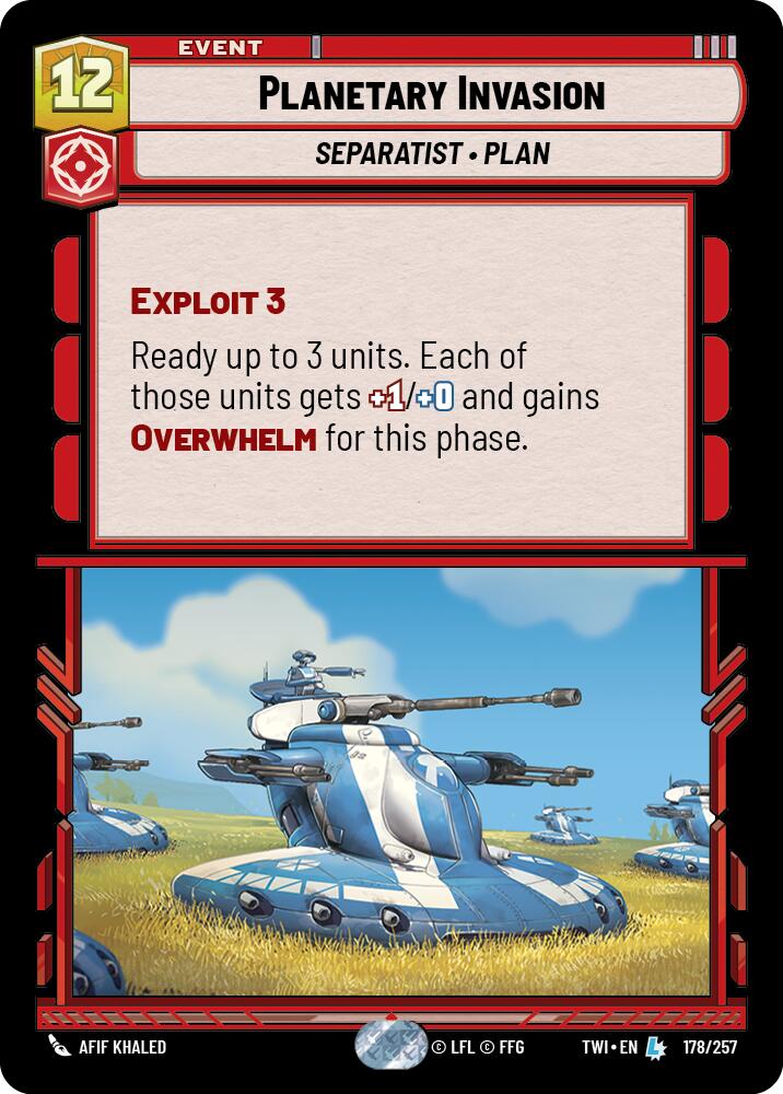Planetary Invasion (178/257) (178/257) [Twilight of the Republic] | Odin's Place