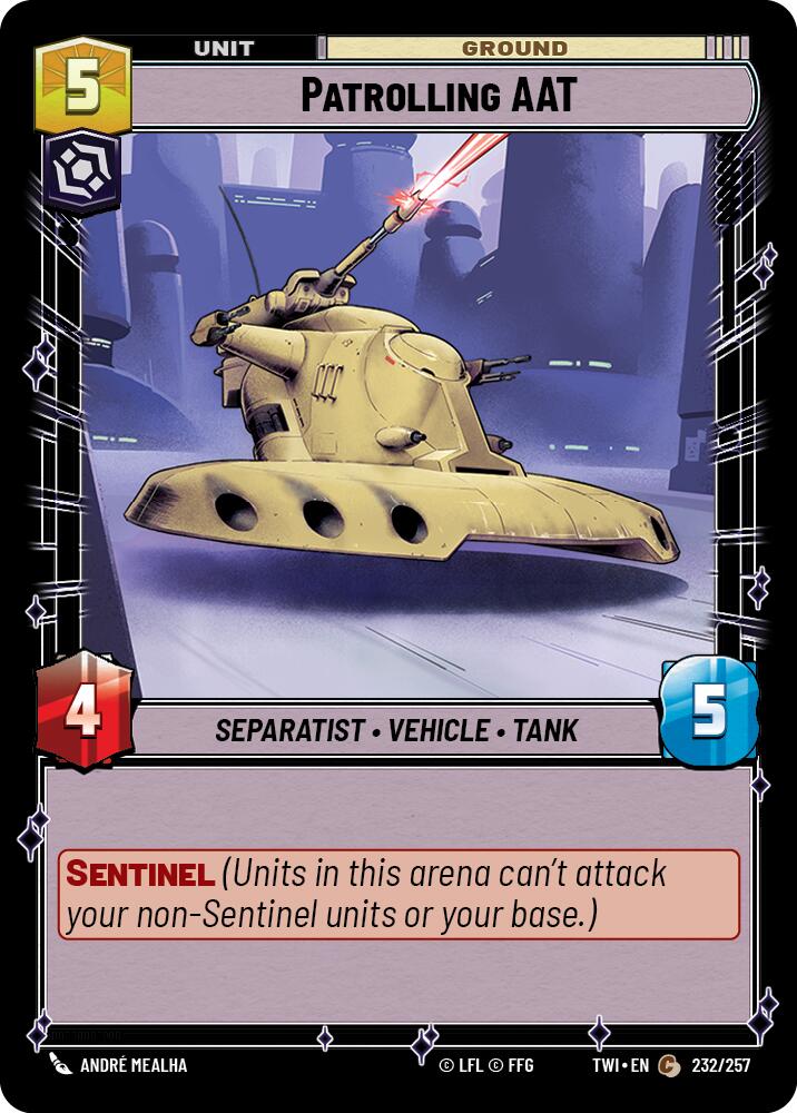 Patrolling AAT (232/257) (232/257) [Twilight of the Republic] | Odin's Place