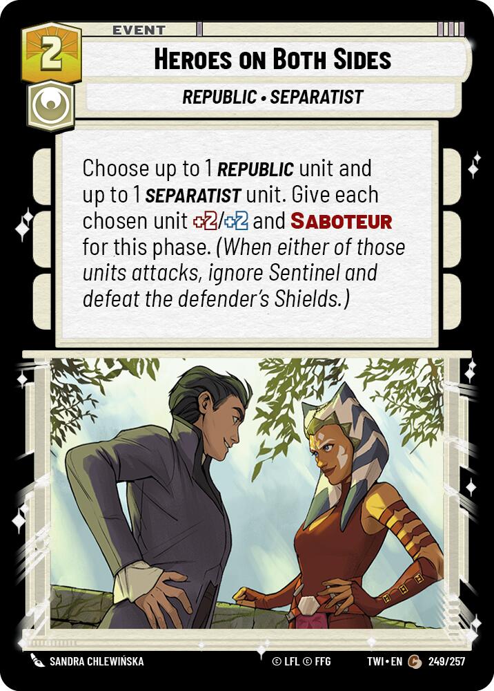 Heroes on Both Sides (249/257) (249/257) [Twilight of the Republic] | Odin's Place