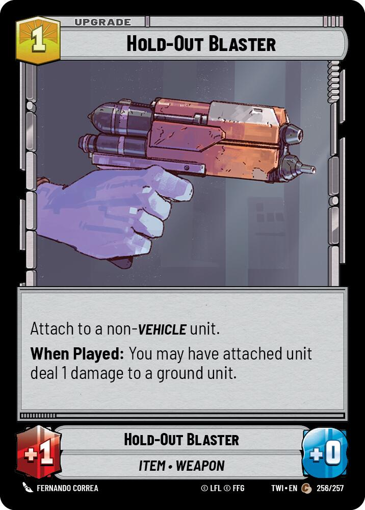 Hold-Out Blaster (256/257) (256/257) [Twilight of the Republic] | Odin's Place