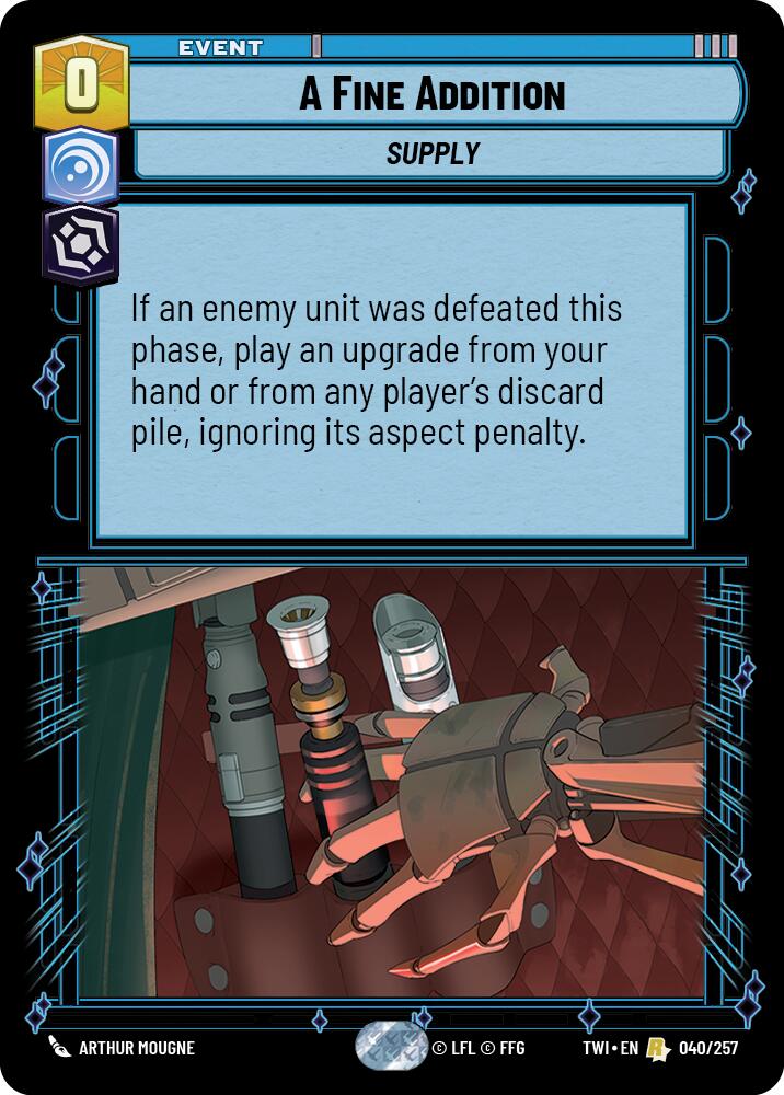 A Fine Addition (040/257) (040/257) [Twilight of the Republic] | Odin's Place