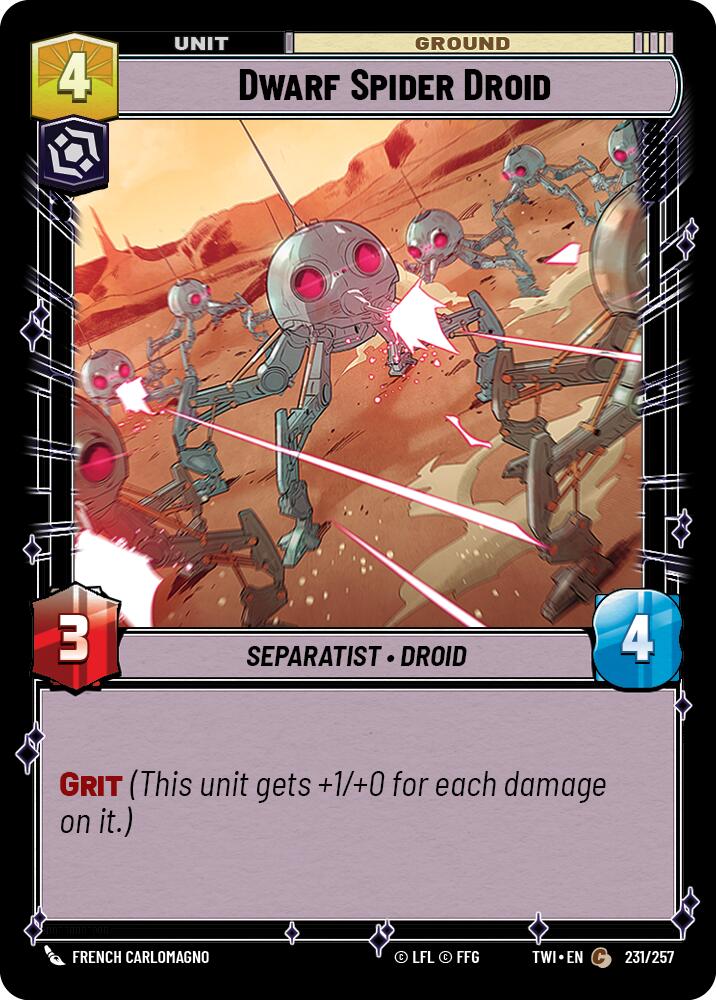 Dwarf Spider Droid (231/257) (231/257) [Twilight of the Republic] | Odin's Place
