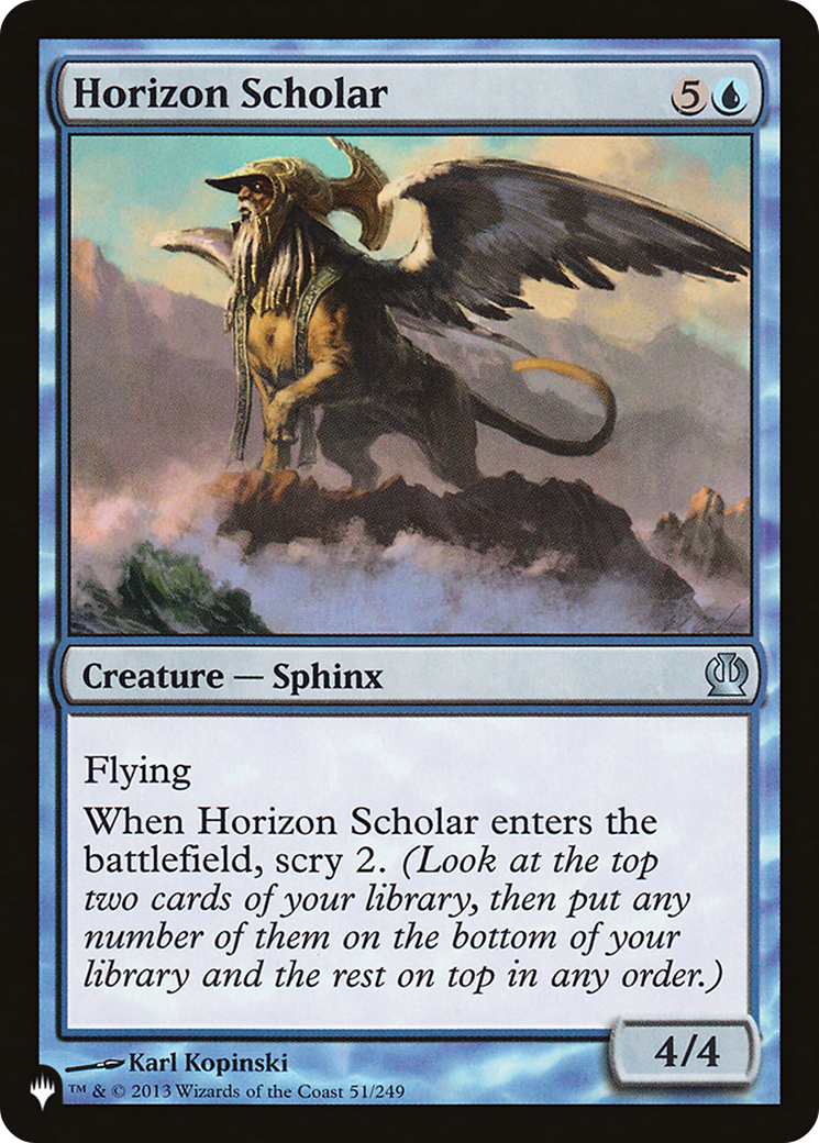 Horizon Scholar [The List] | Odin's Place