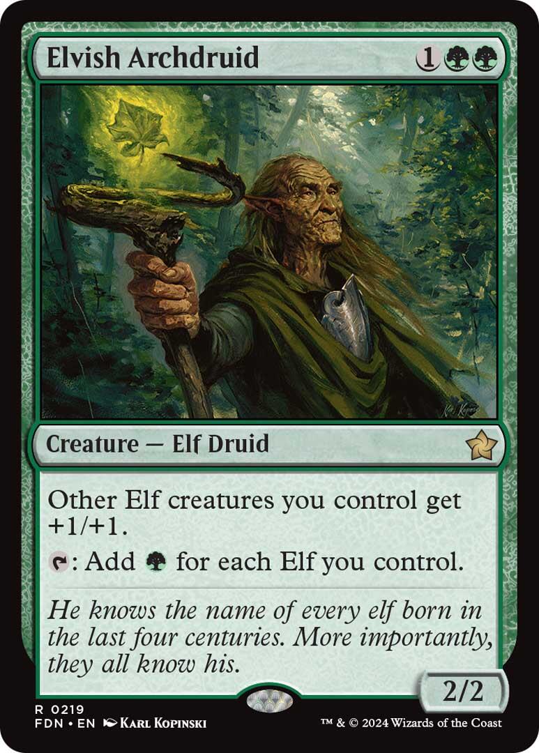 Elvish Archdruid [Foundations] | Odin's Place
