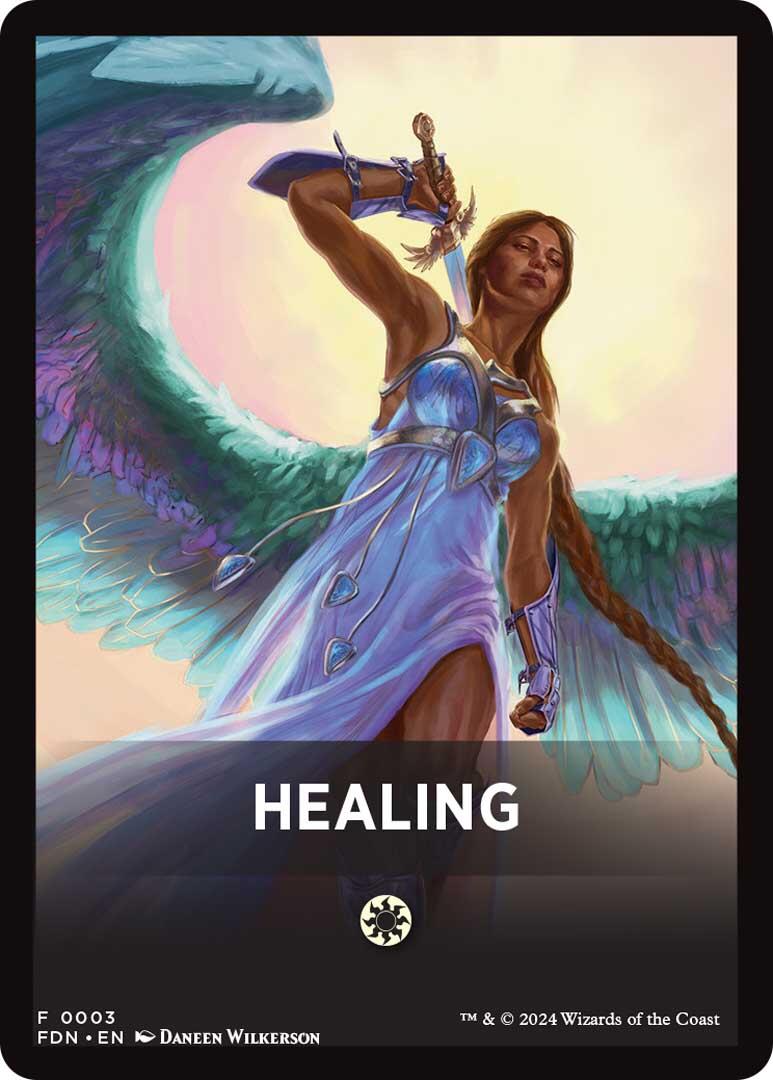 Healing Theme Card [Foundations Tokens] | Odin's Place