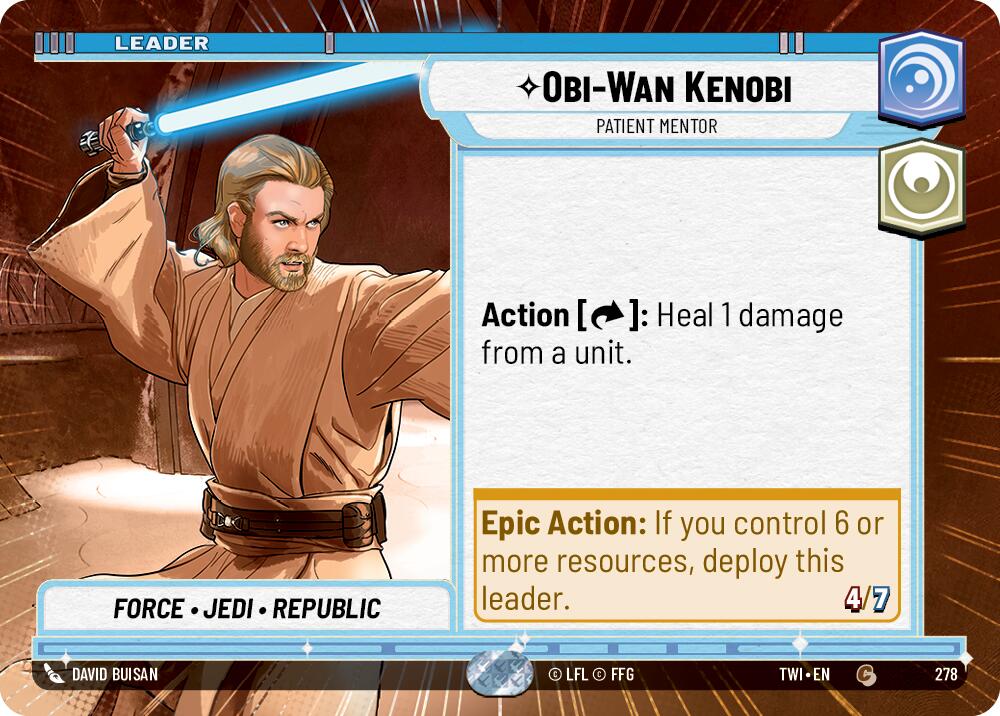 Obi-Wan Kenobi - Patient Mentor (278) (Hyperspace) (278) [Twilight of the Republic] | Odin's Place