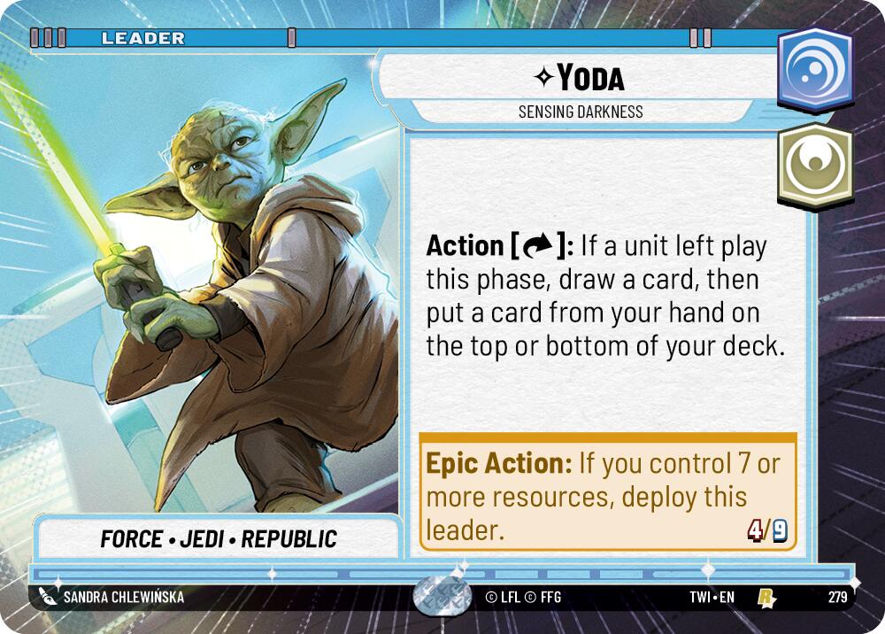 Yoda - Sensing Darkness (279) (Hyperspace) (279) [Twilight of the Republic] | Odin's Place