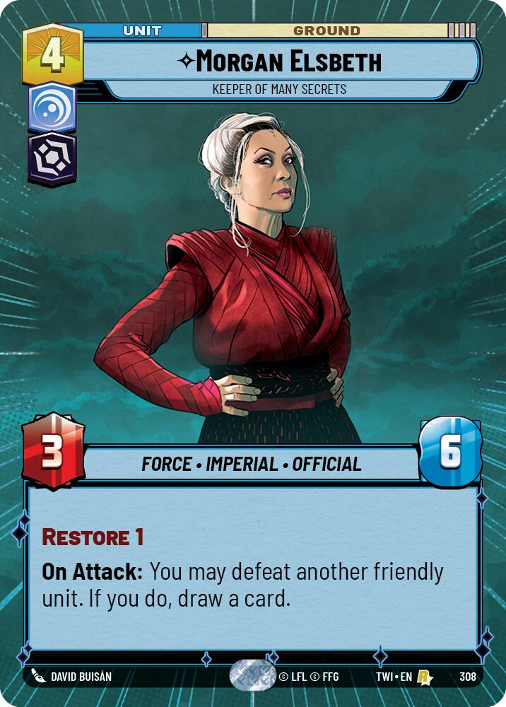 Morgan Elsbeth - Keeper of Many Secrets (308) (Hyperspace) (308) [Twilight of the Republic] | Odin's Place