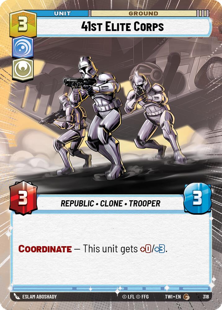 41st Elite Corps (318) (Hyperspace) (318) [Twilight of the Republic] | Odin's Place