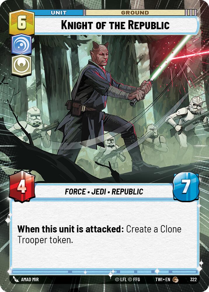 Knight of the Republic (322) (Hyperspace) (322) [Twilight of the Republic] | Odin's Place