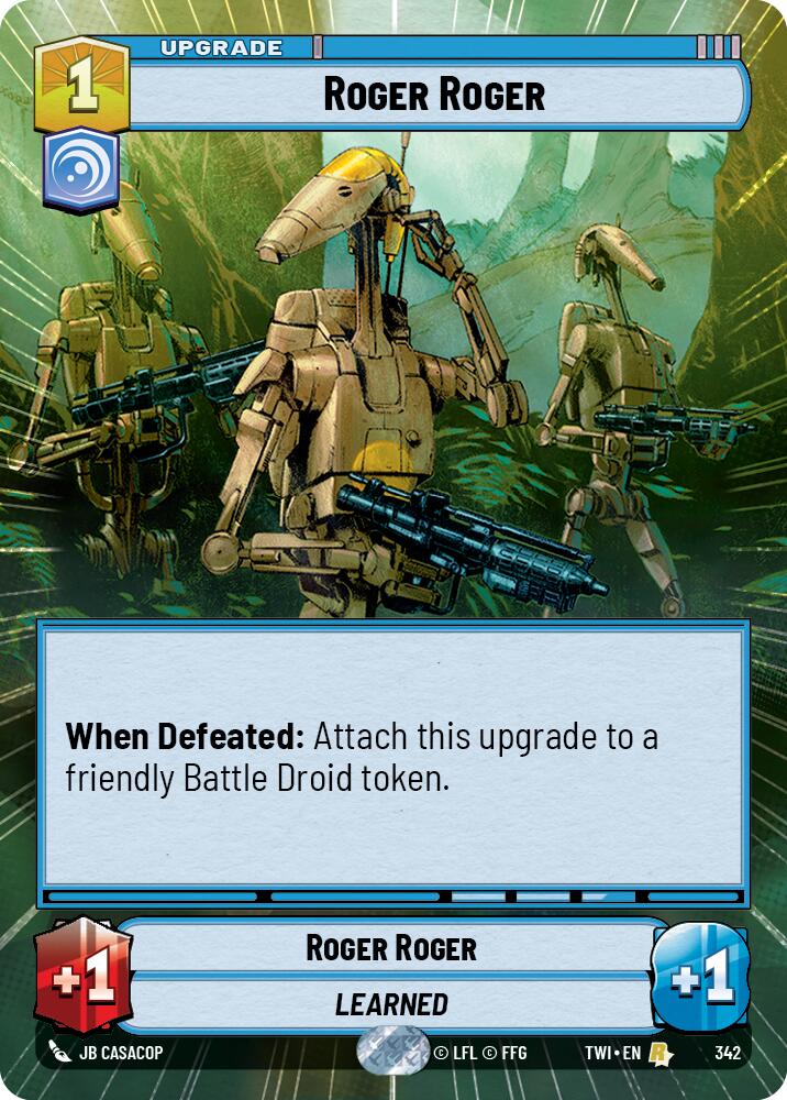 Roger Roger (342) (Hyperspace) (342) [Twilight of the Republic] | Odin's Place