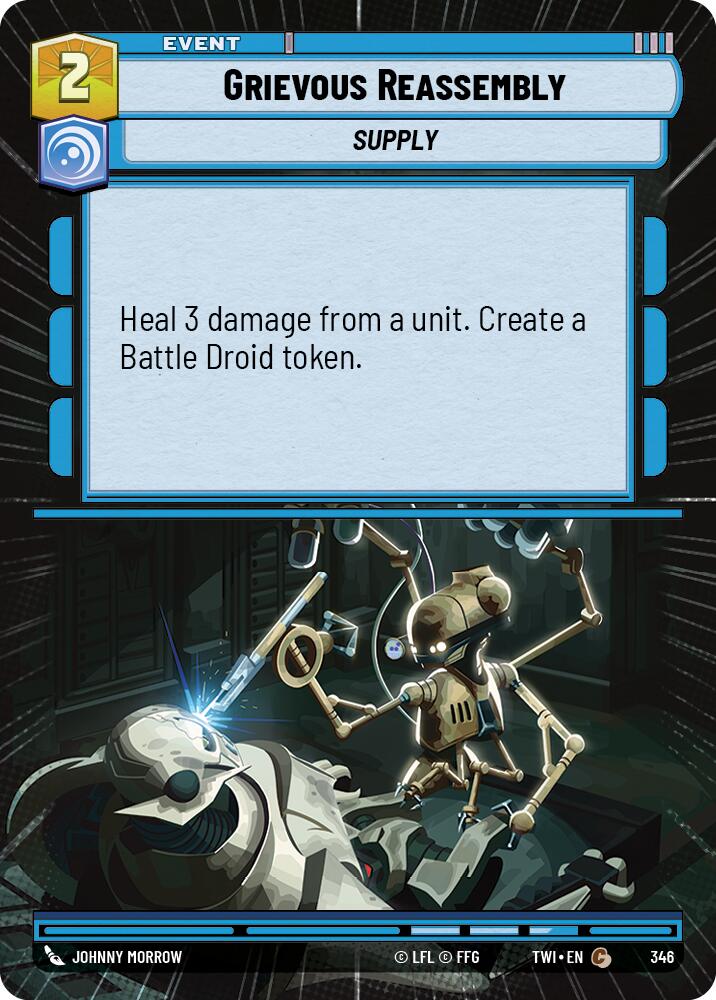 Grievous Reassembly (346) (Hyperspace) (346) [Twilight of the Republic] | Odin's Place