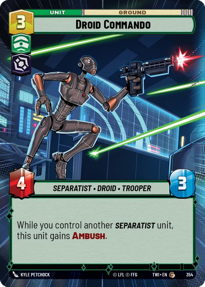 Droid Commando (354) (Hyperspace) (354) [Twilight of the Republic] | Odin's Place