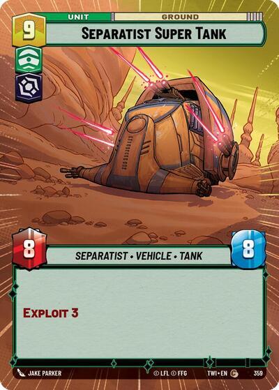 Separatist Super Tank (359) (Hyperspace) (359) [Twilight of the Republic] | Odin's Place