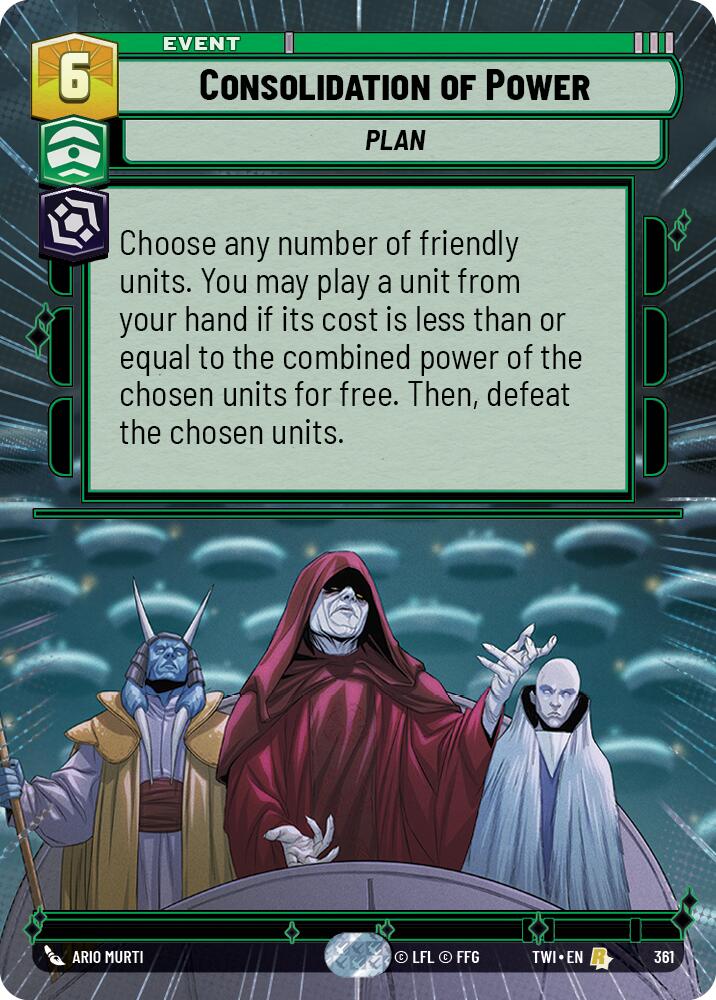 Consolidation of Power (361) (Hyperspace) (361) [Twilight of the Republic] | Odin's Place