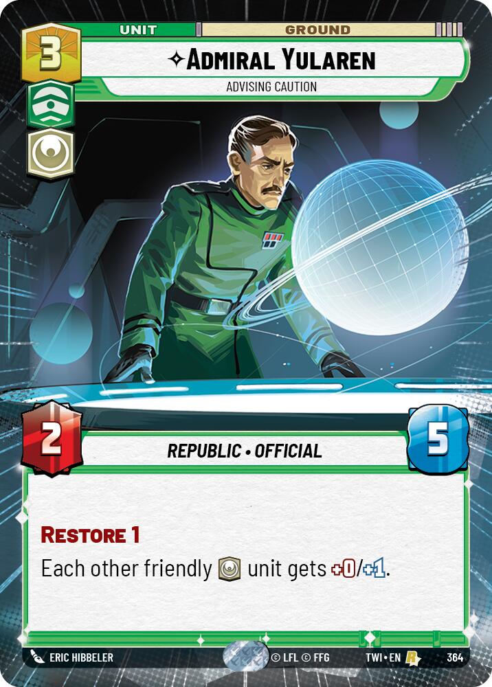 Admiral Yularen - Advising Caution (364) (Hyperspace) (364) [Twilight of the Republic] | Odin's Place