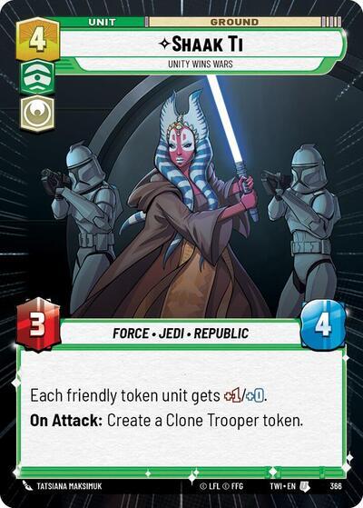 Shaak Ti - Unity Wins Wars (366) (Hyperspace) (366) [Twilight of the Republic] | Odin's Place