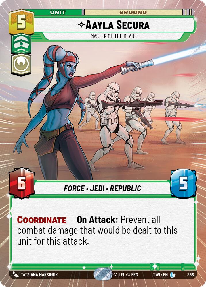 Aayla Secura - Master of the Blade (368) (Hyperspace) (368) [Twilight of the Republic] | Odin's Place