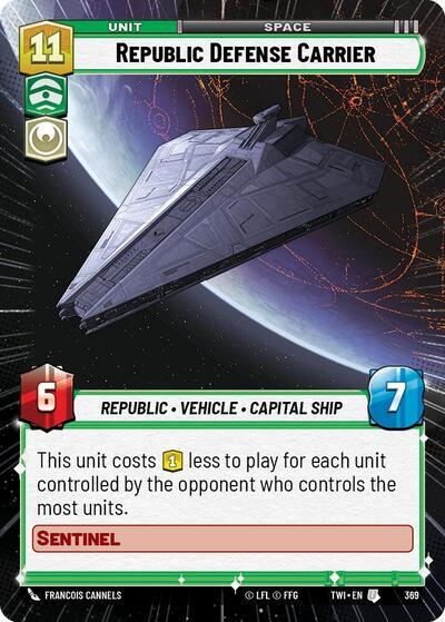 Republic Defense Carrier (369) (Hyperspace) (369) [Twilight of the Republic] | Odin's Place