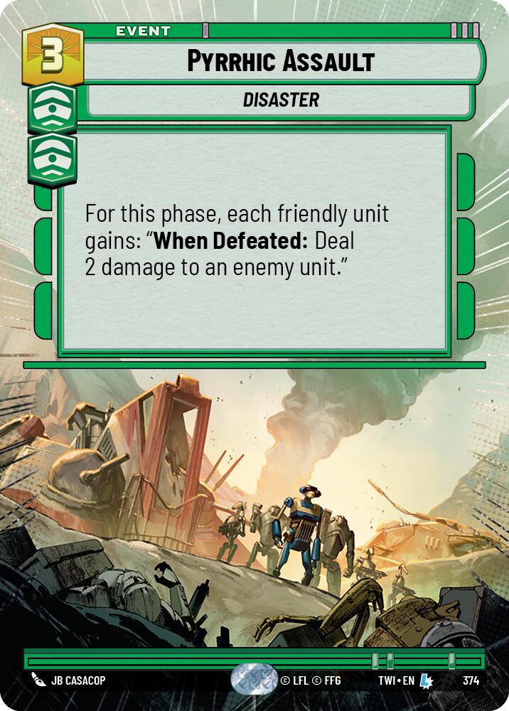 Pyrrhic Assault (374) (Hyperspace) (374) [Twilight of the Republic] | Odin's Place